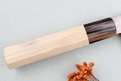 Couteau kiritsuke 21cm japonais artisanal Toshitaka Suminagashi SG2 Damas