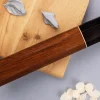 Couteau kiritsuke 24cm japonais artisanal Yuzo Black Nashiji