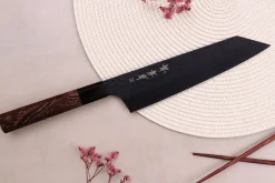 Couteau kiritsuke 19cm japonais Sakai Takayuki Kurokage VG10 manche en wengé
