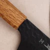 Couteau kiritsuke 19cm japonais Sakai Takayuki Kurokage VG10 manche en chêne brûlé