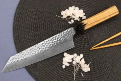 Couteau kiritsuke 19cm japonais Sakai Takayuki Kashi Urushi VG10 damas