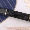 Couteau kiritsuke 20cm Kutoyama damas manche fibre de carbone