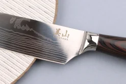 Couteau kiritsuke 19cm Kutoyama Black Pakka