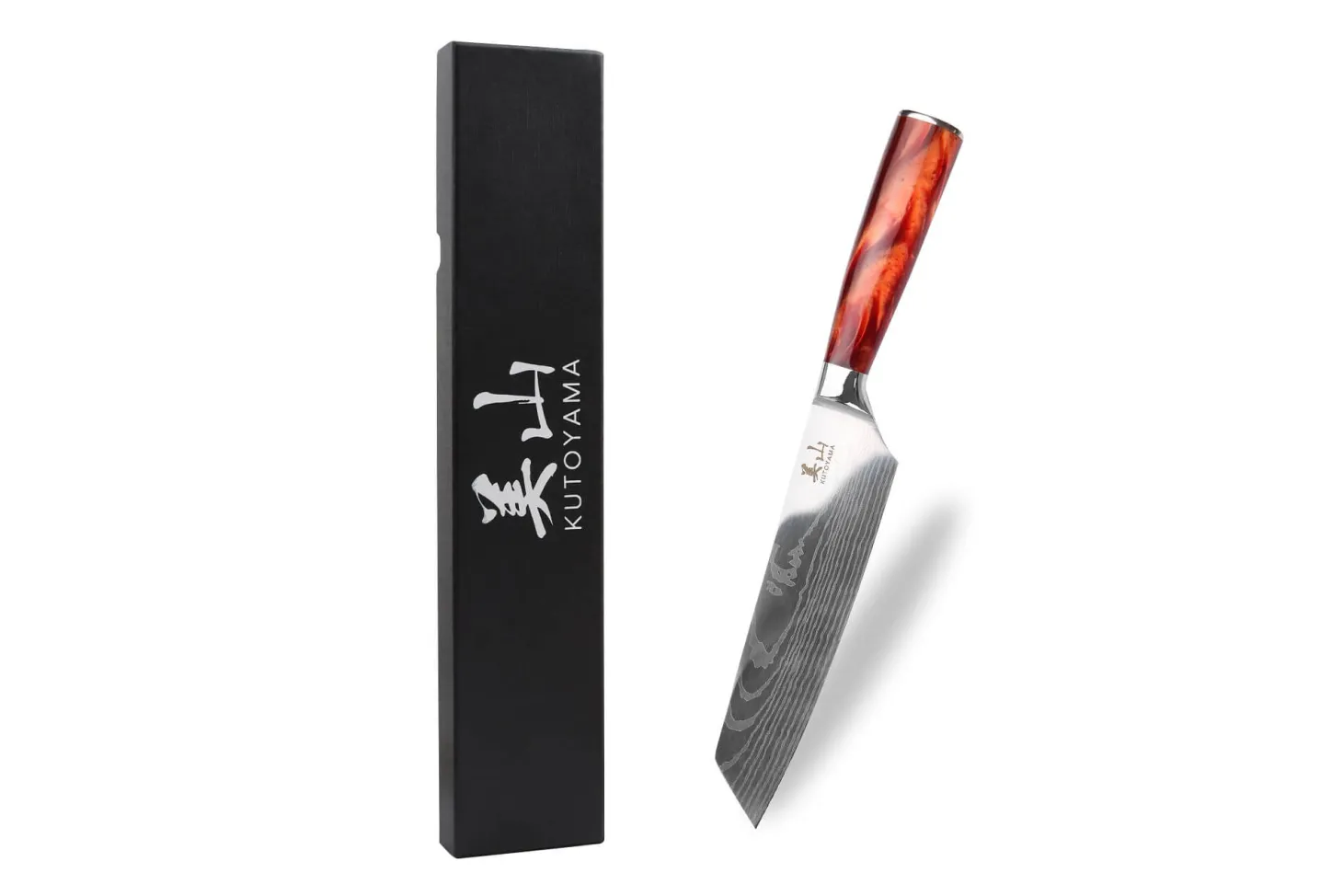 Couteau Kiritsuke 19cm Kutoyama Red Flame