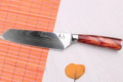 Couteau Kiritsuke 19cm Kutoyama Red Flame