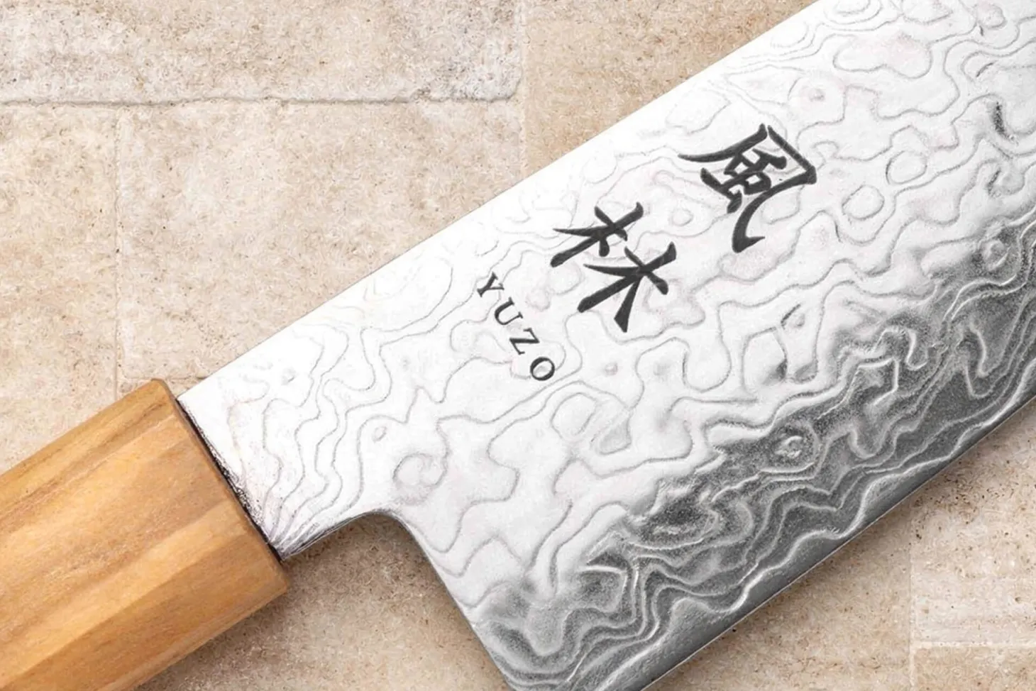 Couteau kiritsuke gyuto 21cm japonais Yuzo Ryuho Damas SG2