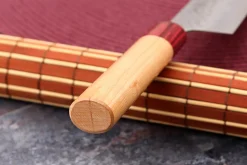 Couteau kiritsuke japonais artisanal Tsunehisa Aogami Super martelé 21cm