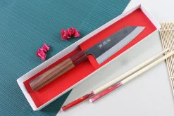 Couteau kiritsuke japonais artisanal Wusaki Yuzo BS2 12cm