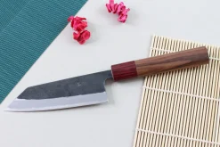 Couteau kiritsuke japonais artisanal Wusaki Yuzo BS2 12cm