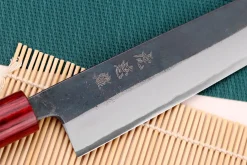 Couteau kiritsuke japonais artisanal Wusaki Yuzo BS2 18cm