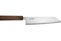 Couteau kiritsuke japonais artisanal Wusaki Unagi AUS10 damas 21cm manche chêne