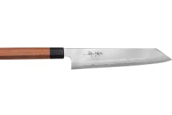 Couteau kiritsuke japonais artisanal Kagekiyo Kurumi Ginsan 24cm