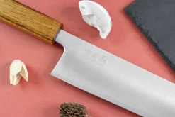 Couteau kiritsuke japonais artisanal Wusaki Migaki G3 21cm