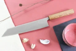 Couteau kiritsuke japonais artisanal Wusaki Migaki G3 24cm