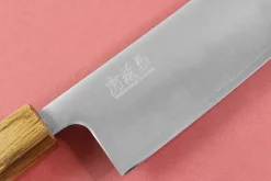 Couteau kiritsuke japonais artisanal Wusaki Migaki G3 24cm