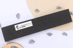 Couteau kiritsuke japonais 19cm Sakai Takayuki Nanairo Blue Damas VG10