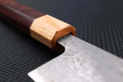 Couteau kiritsuke japonais Tsunehisa SLD Damas bois de rose 21cm