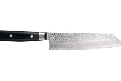 Couteau kiritsuke japonais Yaxell Zen lame 20cm Damas 37 couches manche micarta
