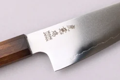 Couteau ko santoku 15cm japonais artisanal Wusaki Hikari SLD manche bubinga