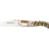 Couteau Laguiole GILLES, lame brillante, manche 13 cm corne de bélier