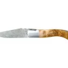 Couteau Laguiole GILLES, lame damas inox, manche 13cm genévrier