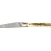 Couteau Laguiole GILLES, manche 12 cm ivoire de mammouth fossilisé