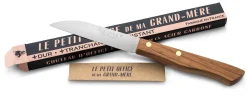 Couteau Le petit office de ma Grand Mère par Sabatier lame carbone 8cm