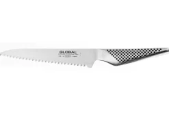 Couteau à légumes japonais Global GS14 lame crantée 15cm