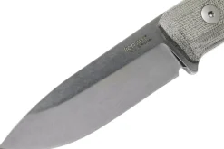 Couteau LionSteel B40.CVG lame 10,3cm manche en micarta vert gaine + étui en cuir