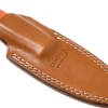 Couteau LionSteel B40.GOR lame 10,3cm manche en G10 orange + étui en cuir