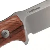 Couteau LionSteel M5.ST lame 11,5cm manche en bois de santal + étui en cuir