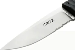 Couteau Maserin Croz 976.N lame 11cm manche en G10 noir + étui en nylon