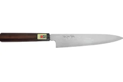 Couteau éminceur japonais artisanal haut de gamme Yoshikazu Ikeda damas Blue Steel 1 19cm