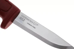 Couteau Mora Basic 511 12147 lame carbone 9,1cm manche polypropylène rouge + étui