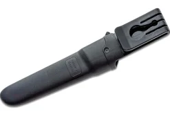 Couteau Mora Companion 12141 lame inox 10,4cm manche caoutchouc noir + étui
