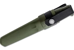 Couteau Mora Kansbol Multi-Mount 12645 lame inox 10,9cm manche caoutchouc vert + étui