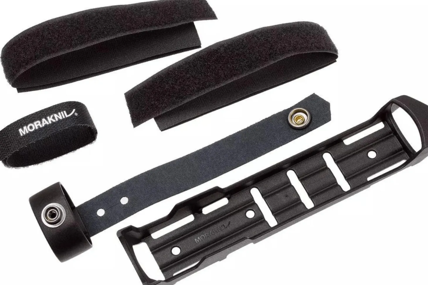Couteau Mora Kansbol Multi-Mount 12645 lame inox 10,9cm manche caoutchouc vert + étui