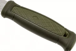 Couteau Mora Kansbol Multi-Mount 12645 lame inox 10,9cm manche caoutchouc vert + étui
