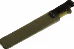 Couteau Mora 2000 10629 lame inox 10,9cm manche caoutchouc vert + étui