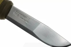 Couteau Mora 2000 10629 lame inox 10,9cm manche caoutchouc vert + étui