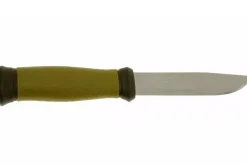 Couteau Mora 2000 10629 lame inox 10,9cm manche caoutchouc vert + étui