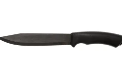 Couteau Mora Pathfinder Noir 12355 lame carbone 17,2cm manche polypropylène noir + étui