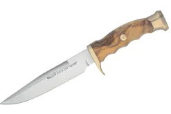 Couteau Muela Ranger 9270 lame 14,5cm inox manche en bois d'olivier + étui en cuir