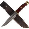 Couteau Muela Ranger 14-R 9227 lame 14cm manche en stamina avec pommeau en laiton + étui en cuir