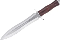 Couteau Muela Sanglier 9253 lame en inox 24cm manche en stamina wood + étui en cuir