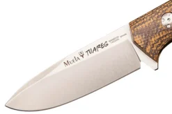 Couteau Muela Tuareg 10G 9334 lame 10cm manche en micarta jute marron et moutarde + étui en cuir