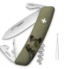 Couteau multifonction SWIZA D03 kaki sanglier 11 fonctions 95mm