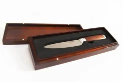 Couteau Nakiri Chroma Dorimu Pure Damascus 16.5cm acier japonais 64 couches