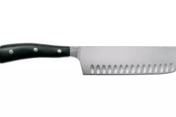 Couteau nakiri Classic Ikon Wüsthof forgé lame alvéolée 17cm