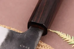 Couteau nakiri 16,5cm japonais artisanal Yuzo Shinju BS2